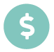 Icon of dollar symbol